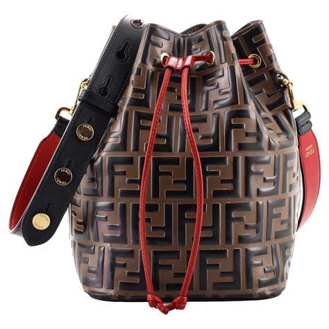 Fendi Small Mon Tresor Zucca Bucket Bag 